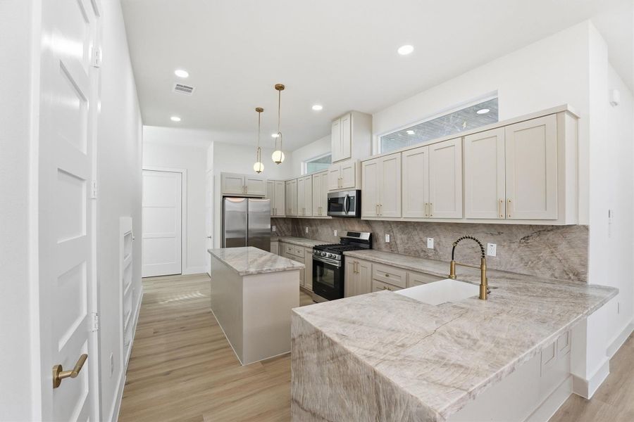 Furnished interior view inside a new home in , Houston (Image 9).