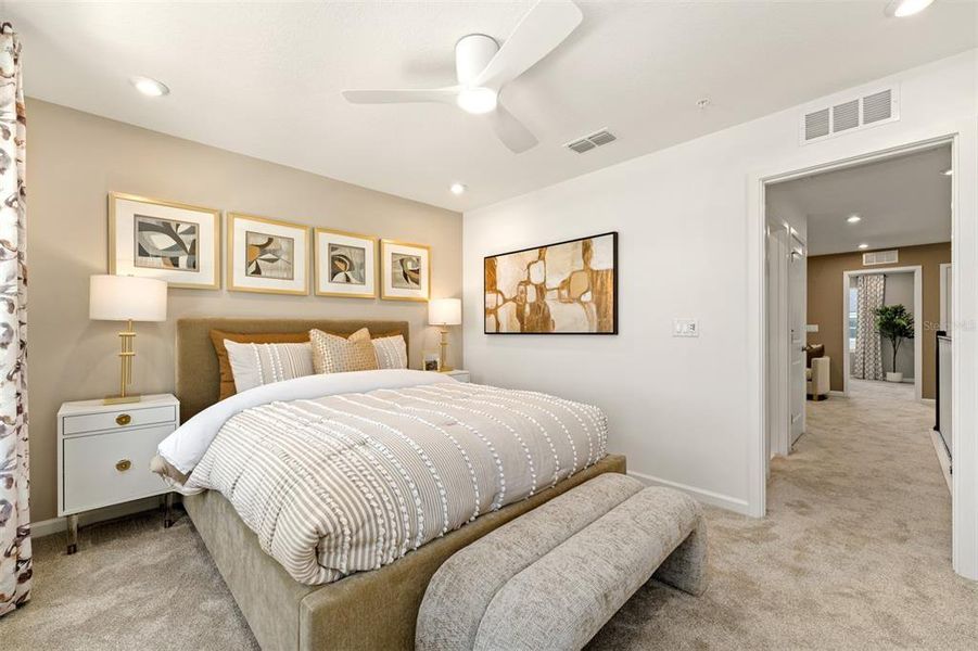 Furnished interior view inside a new home in , Orlando (Image 13). Furnished interior view inside a new home in , Orlando (Image 13).