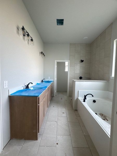 In-progress construction of a new home in Terra Escalante, Blue Ridge, TX (Image 15).