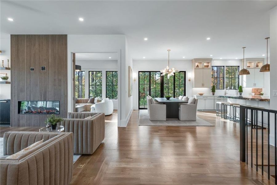 Furnished interior view inside a new home in , Dunwoody (Image 15).