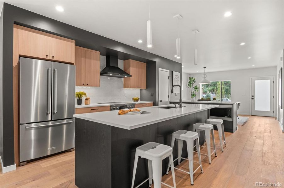 Furnished interior view inside a new home in , Denver (Image 38).