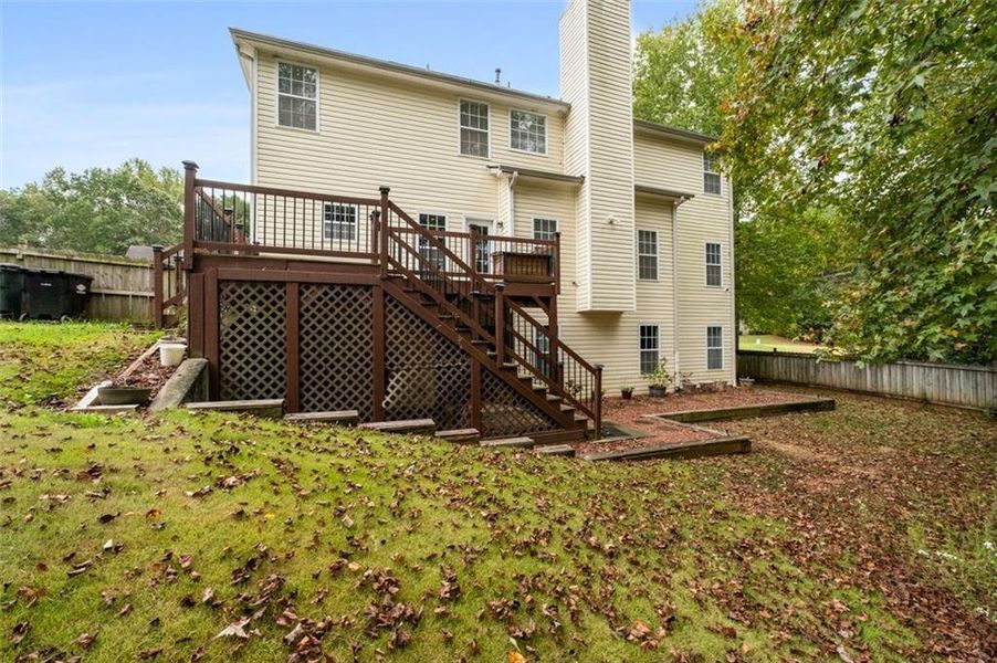 Exterior details and patio area of a home in , Hiram (Image 3). Exterior details and patio area of a home in , Hiram (Image 3).