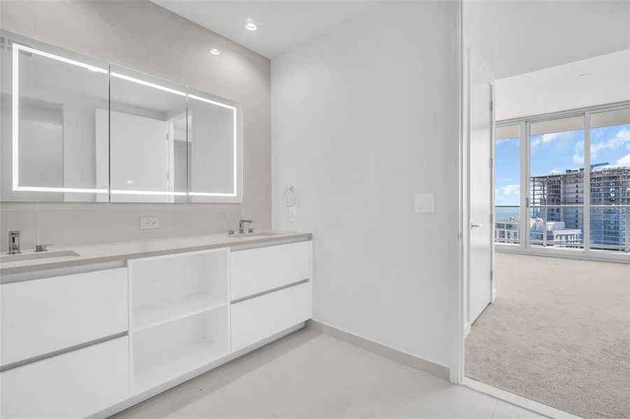 Furnished interior view inside a new home in , St. Petersburg (Image 15).