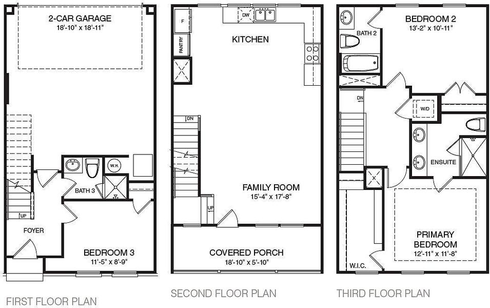 2D floor plan layout of this home in BelleWether, Chattanooga, TN (Image 1). 2D floor plan layout of this home in BelleWether, Chattanooga, TN (Image 1).