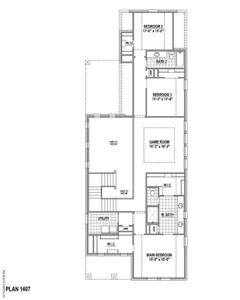 Plan 1407 2nd Floor