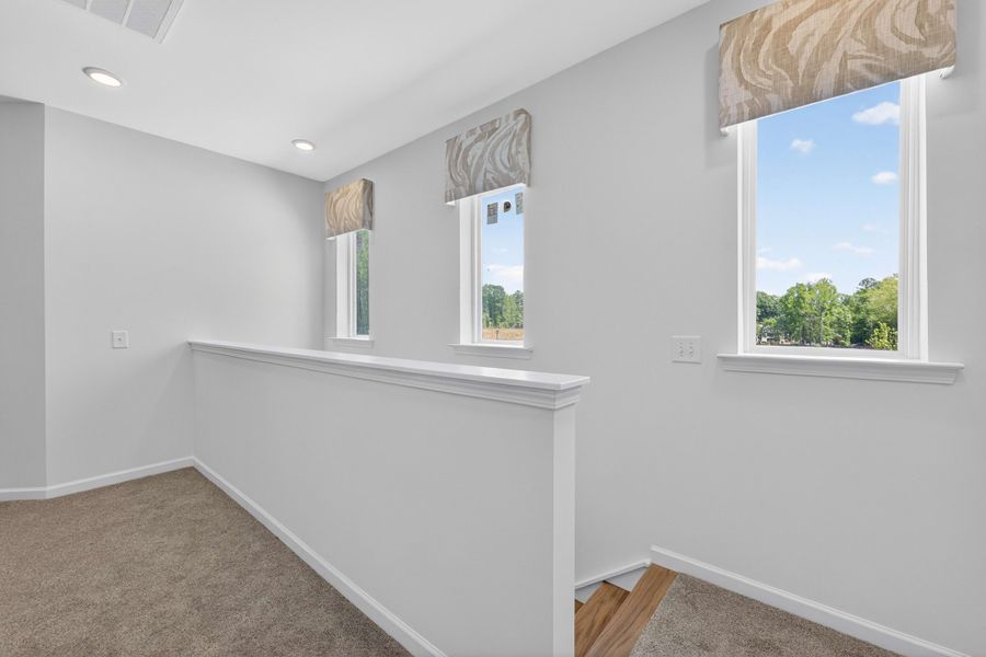 Representative unfurnished interior of a home built from the Hanover by Tri Pointe Homes in Amplitude, Charlotte (Image 22).