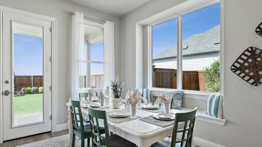 Furnished interior view inside a new home in Anna Ranch, Anna (Image 8). Furnished interior view inside a new home in Anna Ranch, Anna (Image 8).