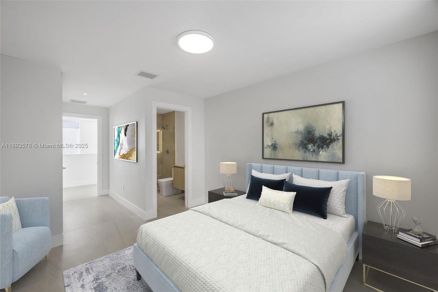 Upstairs Bedroom [Virtually Staged]