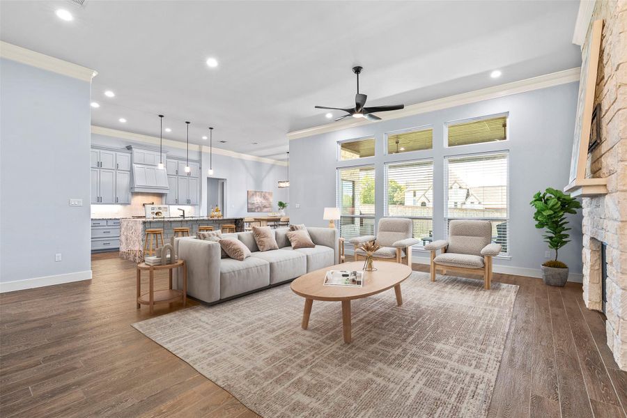 Furnished interior view inside a new home in , Temple (Image 16). Furnished interior view inside a new home in , Temple (Image 16).