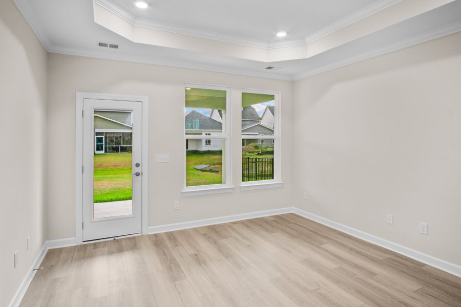 Spacious, unfurnished interior of a new home in Traditions at Carolina Forest, Myrtle Beach (Image 12). Spacious, unfurnished interior of a new home in Traditions at Carolina Forest, Myrtle Beach (Image 12).