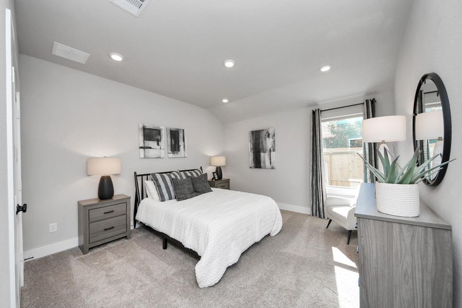 Furnished interior view inside a new home in Sunterra: Landmark Collection, Katy (Image 36).