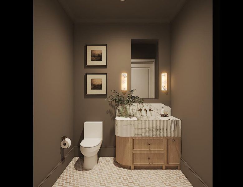 Furnished interior view inside a new home in , Dallas (Image 8).