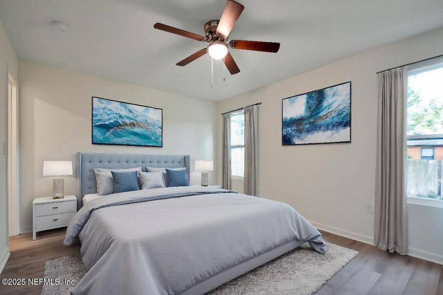 Furnished interior view inside a new home in , Jacksonville (Image 5). Furnished interior view inside a new home in , Jacksonville (Image 5).