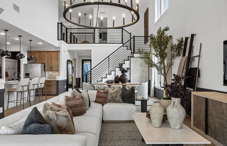 Representative furnished interior of a home built from the Rainier by Pulte Homes in Overland Grove, Forney (Image 34).