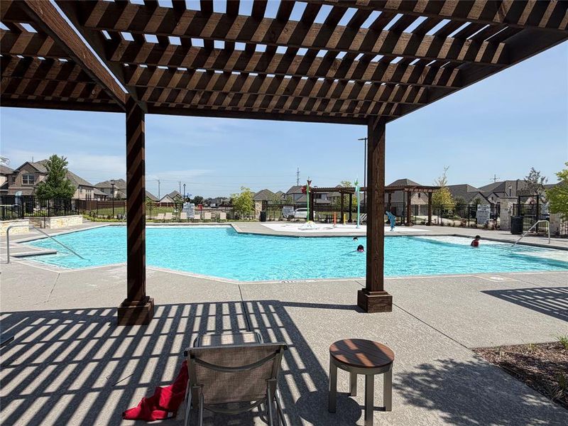 Pergola Covered Areas Two Sides of the Pool Pergola Covered Areas Two Sides of the Pool
