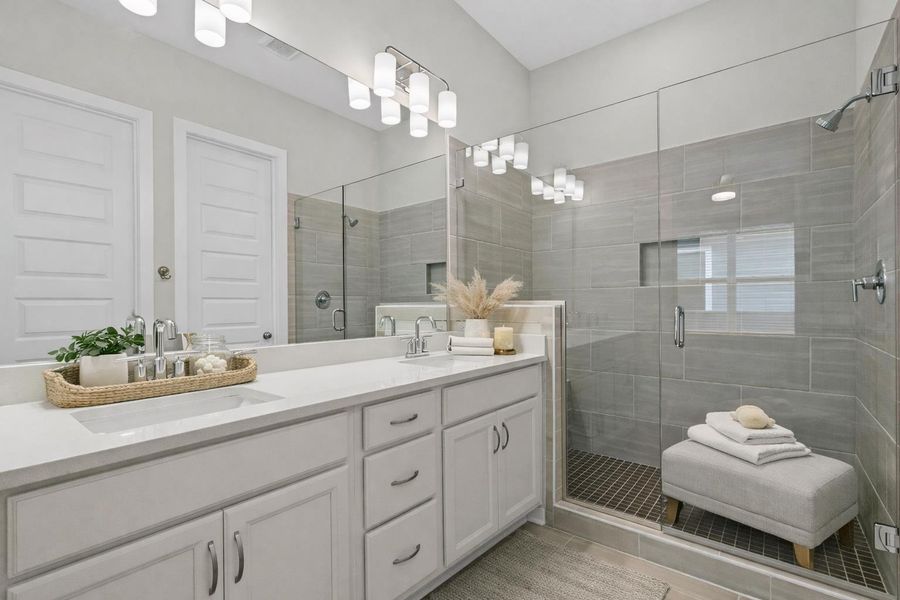Furnished interior view inside a new home in Twin Oaks, Oakland (Image 12).