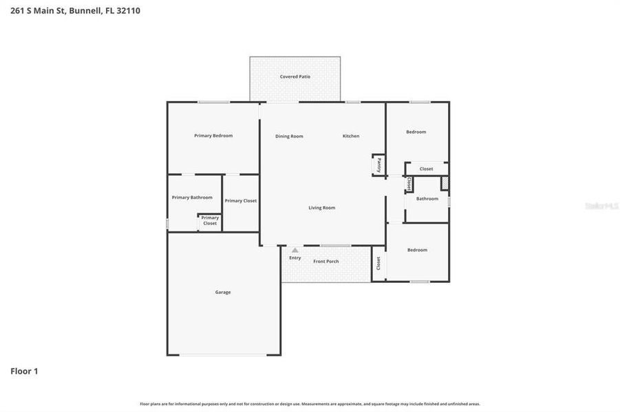 2D floor plan layout of this home in , Bunnell, FL (Image 5).