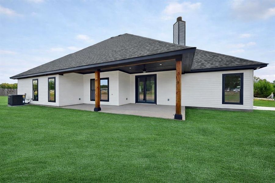 Exterior details and patio area of a home in , Canton (Image 3). Exterior details and patio area of a home in , Canton (Image 3).