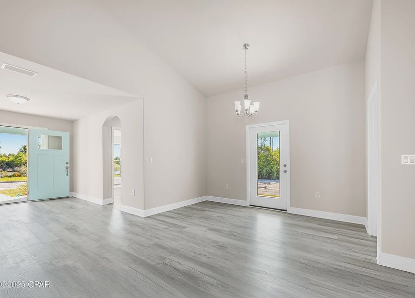 Representative unfurnished interior of a home built from the Plan 2101 by Adams Homes in The Bluffs at Lafayette, Freeport (Image 18).