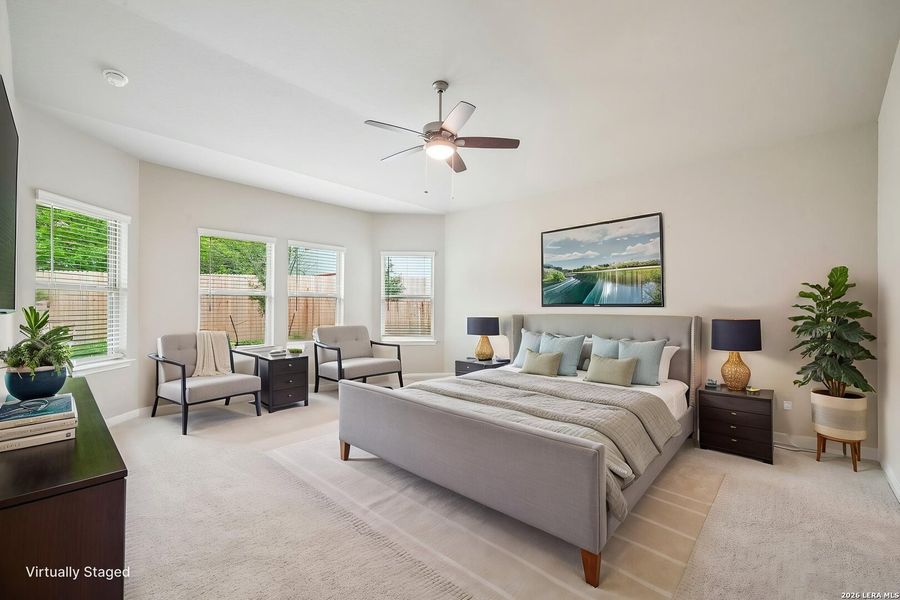 Furnished interior view inside a new home in Royal Crest, San Antonio (Image 9).