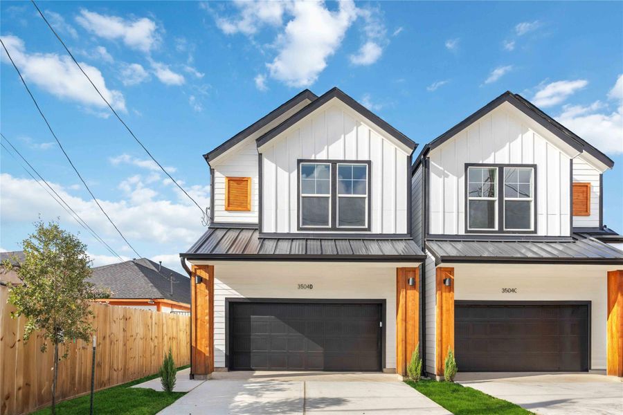 Front exterior of a new home in , Houston, TX, highlighting curb appeal (Image 2). Front exterior of a new home in , Houston, TX, highlighting curb appeal (Image 2).