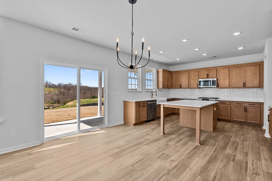 Furnished interior view inside a new home in Fieldstone, Lexington (Image 9).