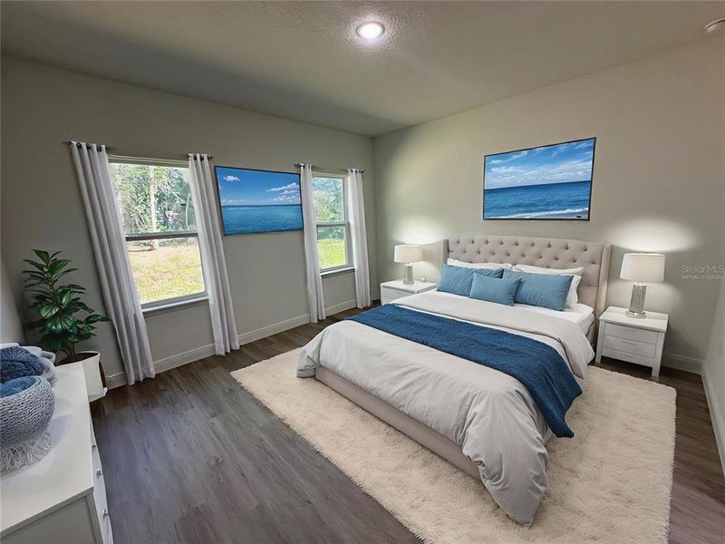 Furnished interior view inside a new home in , Citrus Springs (Image 18).