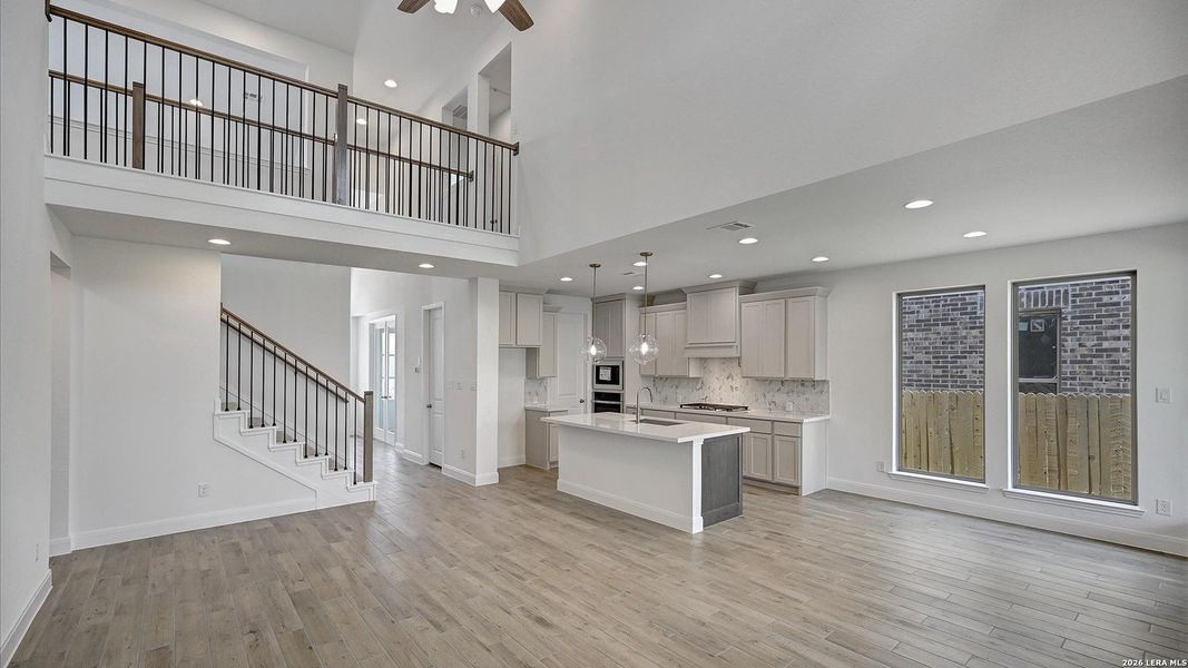 Furnished interior view inside a new home in Kallison Ranch, San Antonio (Image 10).