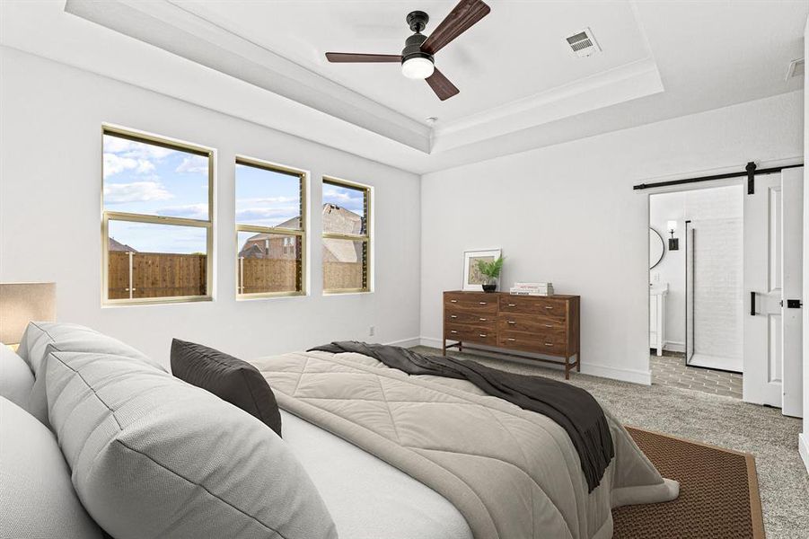 Furnished interior view inside a new home in Gateway Parks, Forney (Image 8).