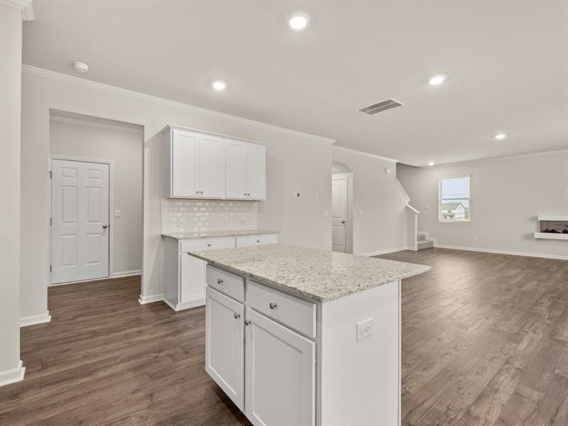 Furnished interior view inside a new home in Northwoods at Mirror Lake, Villa Rica (Image 13).