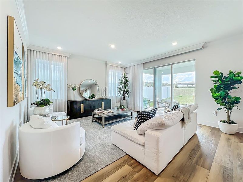 Furnished interior view inside a new home in Summerlake Reserve, Winter Garden (Image 18).