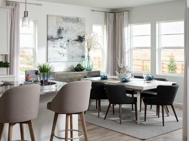 Representative furnished interior of a home built from the 3503 by Tri Pointe Homes in The Aurora Highlands, Aurora (Image 5).