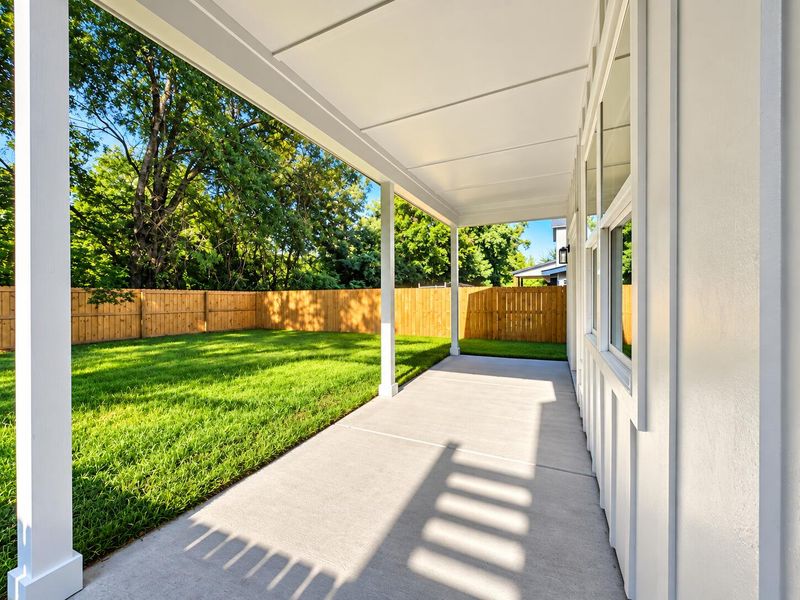 Exterior details and patio area of a home in , North Charleston (Image 34).