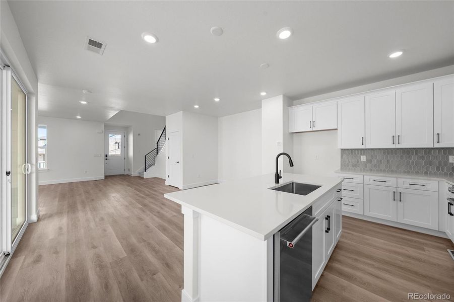Furnished interior view inside a new home in Duet at Sterling Ranch, Littleton (Image 15).