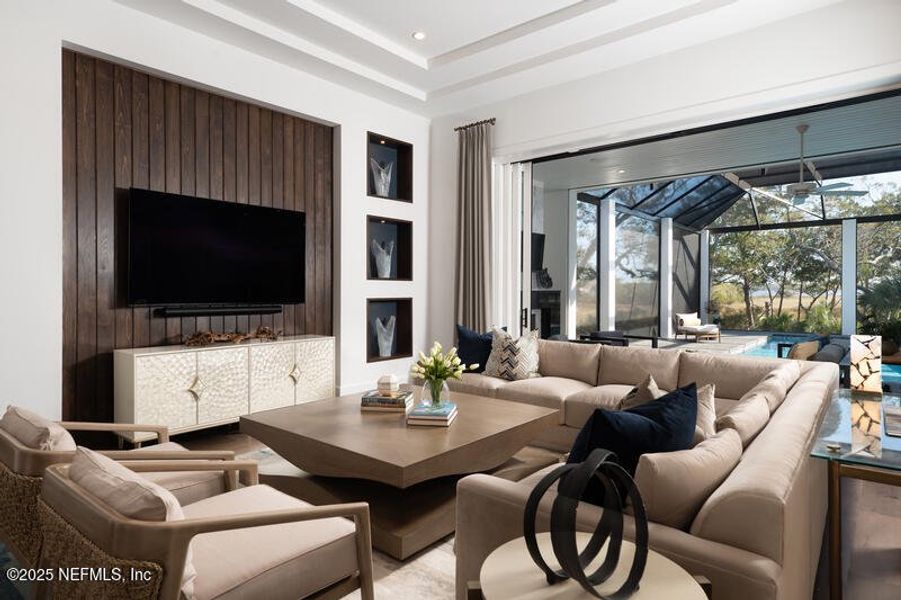 Furnished interior view inside a new home in , Ponte Vedra (Image 10).