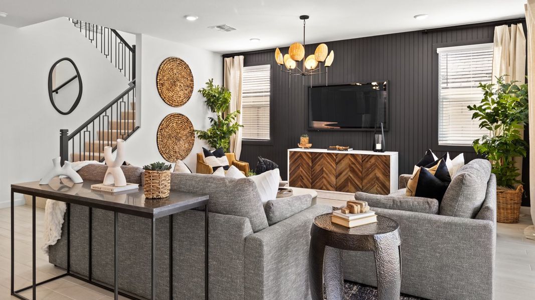 Furnished interior view inside a new home in Aloravita, Peoria (Image 7). Furnished interior view inside a new home in Aloravita, Peoria (Image 7).