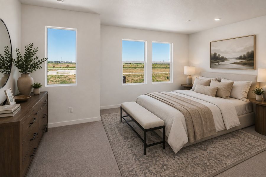 Furnished interior view inside a new home in Bloom, Fort Collins (Image 11).