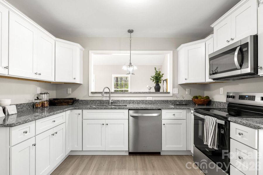 Furnished interior view inside a new home in , York (Image 13).
