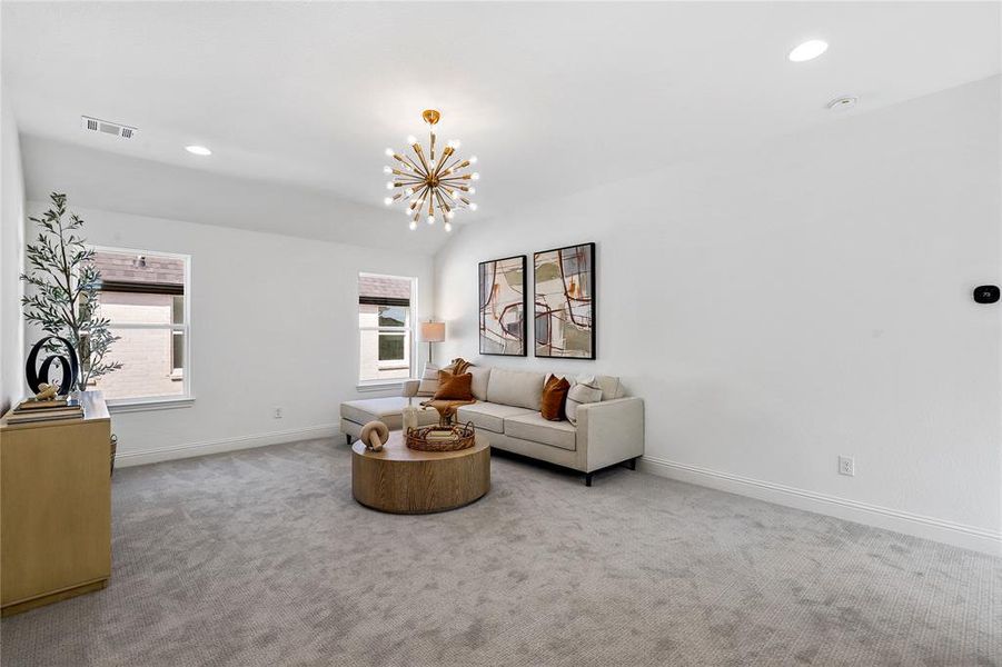 Furnished interior view inside a new home in Karis, Crowley (Image 6).