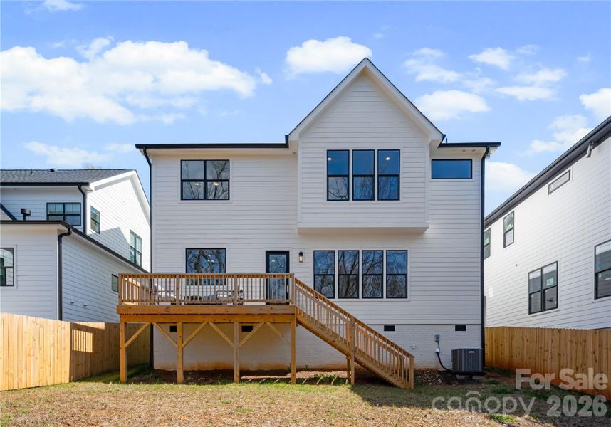 Exterior details and patio area of a home in , Charlotte (Image 28).