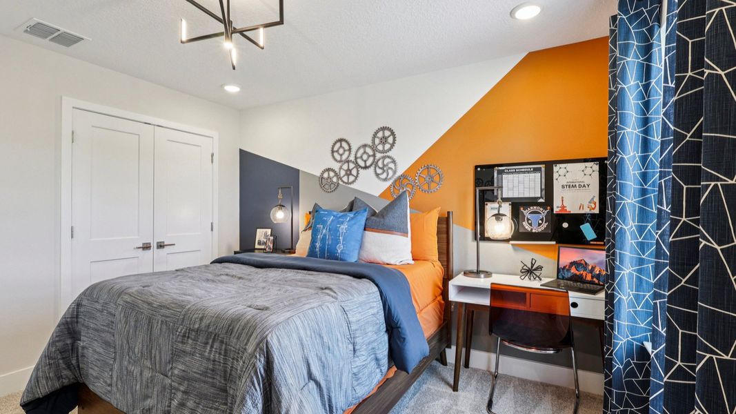 The Mangrove Model Floorplan Secondary Bedroom by DRB Homes