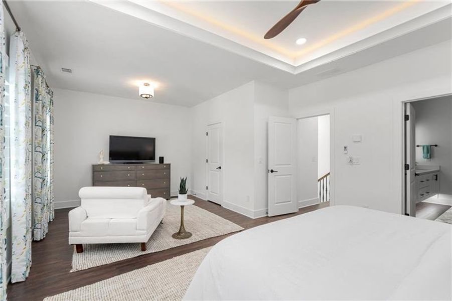 Furnished interior view inside a new home in , Stockbridge (Image 37).