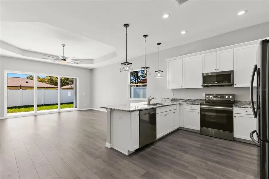 Furnished interior view inside a new home in , New Port Richey (Image 6).