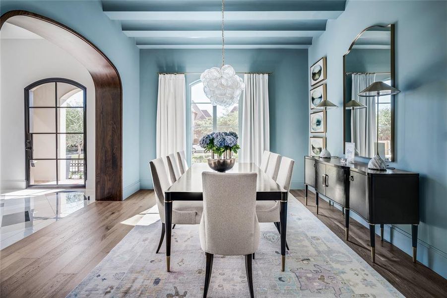 Furnished interior view inside a new home in , Southlake (Image 17).