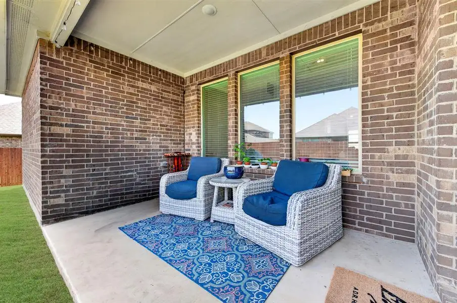 Exterior details and patio area of a home in , Fort Worth (Image 3).