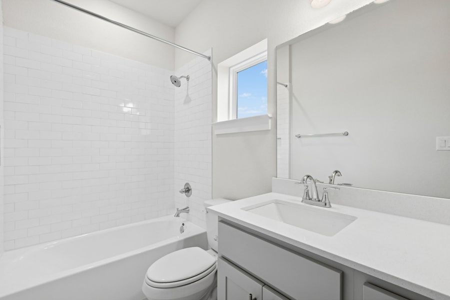 Furnished interior view inside a new home in Blackhawk, Pflugerville (Image 15).