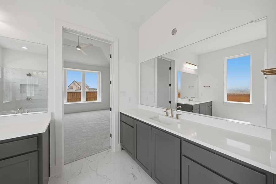 Furnished interior view inside a new home in Furst Ranch, Argyle (Image 12).