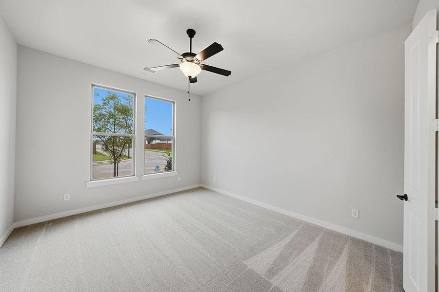 Spacious, unfurnished interior of a new home in Light Farms Brenham - 40' Lots, Celina (Image 36). Spacious, unfurnished interior of a new home in Light Farms Brenham - 40' Lots, Celina (Image 36).