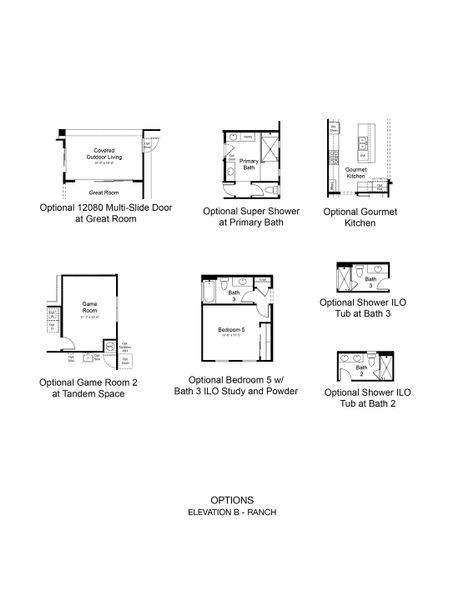 2D floor plan layout of this home in Hawes Crossing, Mesa, AZ (Image 4).