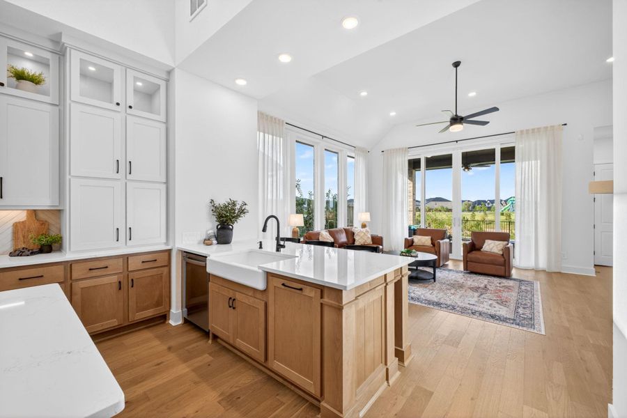 Furnished interior view inside a new home in Cross Creek West, Fulshear (Image 14).